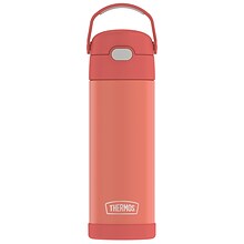 Thermos 16-Ounce FUNtainer Vacuum-Insulated Stainless Steel Bottle with Spout, Apricot (F41101AP6)