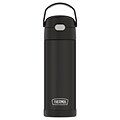 Thermos 16-Ounce FUNtainer Vacuum-Insulated Stainless Steel Bottle with Spout, Black Matte (F41101BK