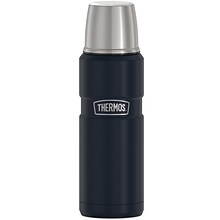 Thermos 16-Ounce Stainless King Vacuum-Insulated Stainless Steel Compact Bottle, Midnight Blue (SK20