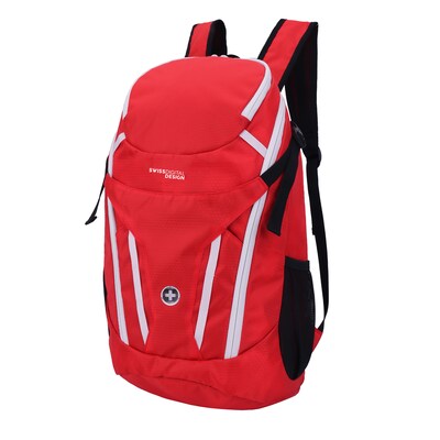 Swissdigital Design Kangaroo Foldable Backpack, Red (SD1596-42)
