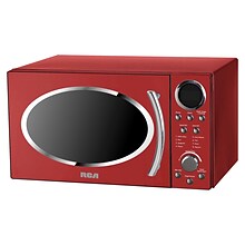 RCA Retro 0.9-Cubic-ft. Countertop Microwave, (RMW987-RED)