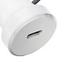 cellhelmet Single-USB Power Delivery Car Charger with USB-C to USB-C Round Cable, 3 ft., 25-Watt, White (CAR-PD-25W+R-C)