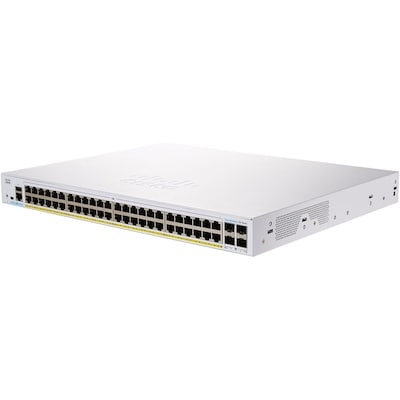 Cisco Business 350 Series 52-Port Gigabit Ethernet Managed Switch, Silver (CBS35048T4GNA)