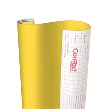 Con-Tact® Creative Covering™ Adhesive Covering, 18 x 16, Yellow, 1 Roll (KIT16FC9AH2206)