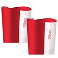 Con-Tact Creative Covering™ Adhesive Covering, 18 x 16, Red, 2 Rolls (KIT16FC9AH3206-2)