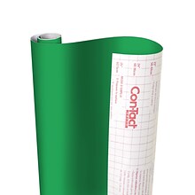Con-Tact® Creative Covering™ Adhesive Covering, 18 x 16, Kelly Green, 1 Roll (KIT16FC9AH4206)