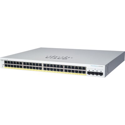 Cisco 220 24-Port Gigabit Ethernet Managed Switch, Silver (CBS22024FP4XNA)