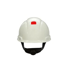 3M® SecureFit HDPE 4-Point Ratchet Suspension Short Brim Hard Hat, White (H-701SFR-UV)