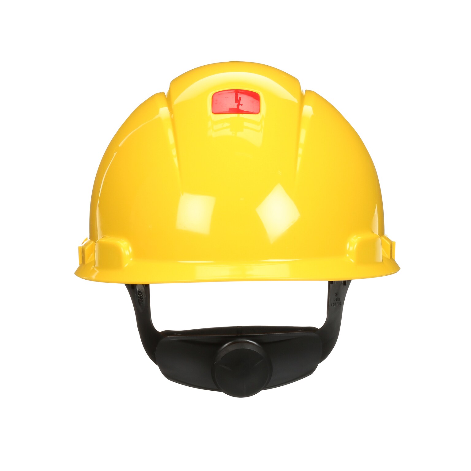 3M® SecureFit HDPE 4-Point Ratchet Suspension Short Brim Hard Hat, Yellow (H-702SFR-UV)