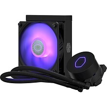 Cooler Master MasterLiquid ML120L V2 120mm Rifle Bearing RGB Cooling Fan/Radiator/Water Block (MLW-D