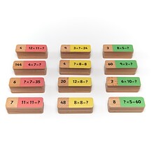 Educational Advantage Wooden Multiplication Dominoes (EA-353)