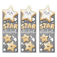 Eureka Star Cookies Sugar Cookie Scented Bookmarks, Multicolor, 24/Pack, 3 Packs/Bundle (EU-834055-3