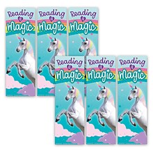 Eureka Unicorn Reading is Magic Bookmarks, Multicolor, 36/Pack, 6 Packs/Bundles (EU-843234-6)