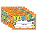 Eureka Color My World 100 Days Recognition Awards, 8.5 x 5.5, Multicolor, 36/Pack, 6 Pack/Bundle (