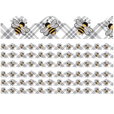 Eureka Scalloped Borders/Trim, 2.25 x 37, The Hive, 6/Pack (EU-845672-6)