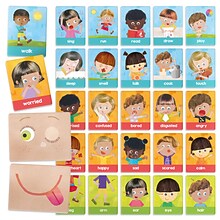 Headu Emotions and Actions Montessori Flashcards  (HDUEN24650)