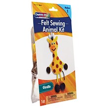 Creativity Street® Felt Sewing Animal Kit, Giraffe, 6 x 11 x 0.75, 6 Kits (PACAC5703-6)