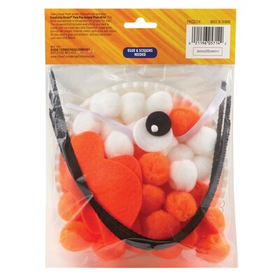 Creativity Street® Pom Pon Animal Plate Kit, Clownfish, 7.5" x 8" x 1", 6 Kits (PACAC5714-6)
