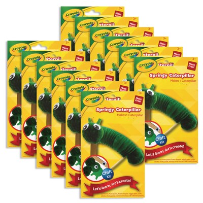 Crayola® Springy Caterpillar Kit, 12 Kits (PACAC1000153CRA-12)