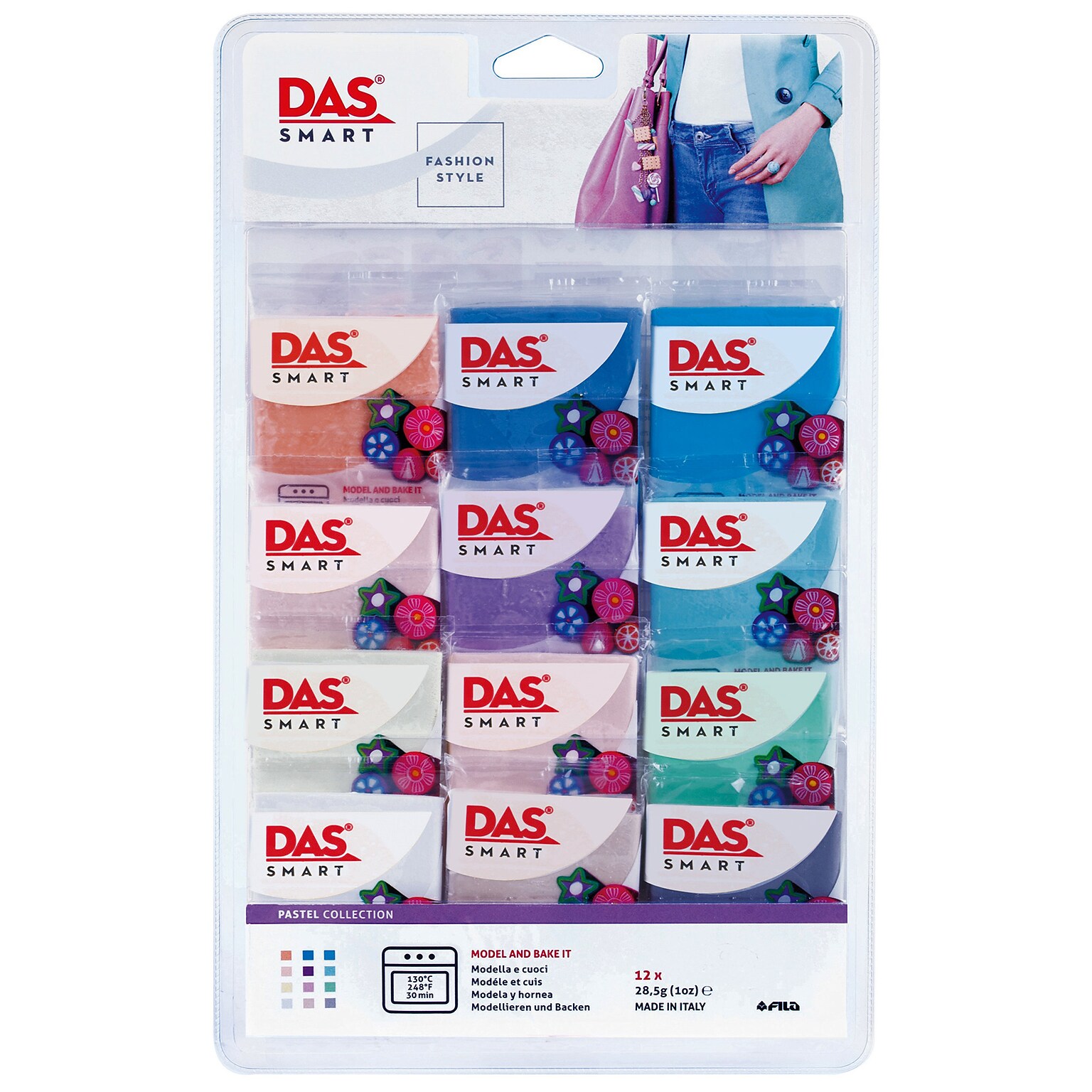 DAS Smart Clay Set, 1 oz., 12/Pack (PACF321900)