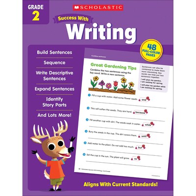 Scholastic Teacher Resources Scholastic Second Grade Success Workbooks, 4/Set