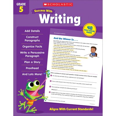 Scholastic Teacher Resources Scholastic Fifth Grade Success Workbooks, 4/Set