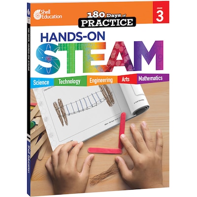 Shell 180 Days: Hands-On STEAM Grade 3 Workbook