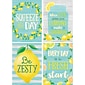 Teacher Created Resources 13-3/8" x 19" Lemon Zest Posters, 4/Set (TCR2088534)
