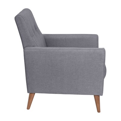 Flash Furniture Conrad Faux Linen Armchair, Slate Gray (IS22271CGY)