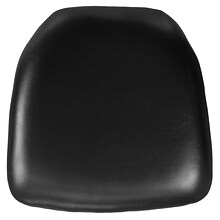 Flash Furniture Louise Vinyl Chiavari Chair Cushion, Black, 20 Pack (20BHBKHARDVYL)