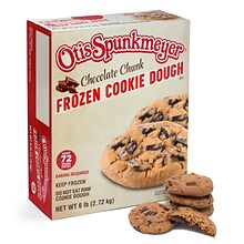 Otis Spunkmeyer Vegan Chocolate Chip Frozen Dough, 72 Count (353-00001)