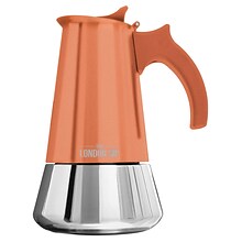 London Sip 6-Cups Induction Stovetop Espresso Maker, Copper (ESCLEM6C)