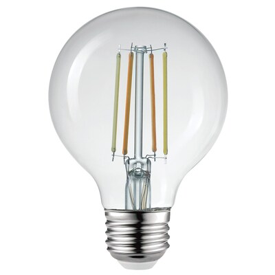 Globe Electric G25-Shape E26-Base Wi-Fi Dimmable Tunable Edison-Style 60-Watt-Equivalent Smart LED Light Bulb, White (34920)