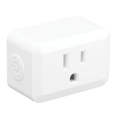 Globe Electric Mini Wi-Fi Smart Plug, White (50329)