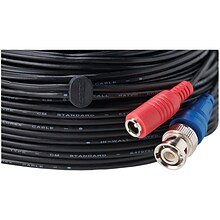 Lorex Premium 4K RG59/Power Accessory Cable, 100-ft., Black (CB100UB4K)