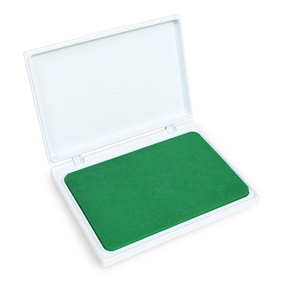 Ready2Learn™ Jumbo Washable Stamp Pad, Green Ink, Pack of 2 (CE-10033-2)