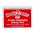 Ready2Learn™ Jumbo Washable Stamp Pad, Red Ink, Pack of 2 (CE-10037-2)