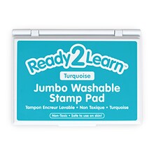 Ready2Learn™ Jumbo Washable Stamp Pad, Turquoise Ink, Pack of 2 (CE-10038-2)