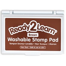 Ready2Learn™ Washable Stamp Pad, Brown Ink, Pack of 6 (CE-10042-6)