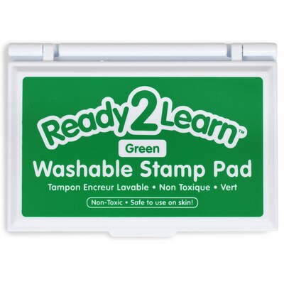 Ready2Learn™ Washable Stamp Pad, Green Ink, Pack of 6 (CE-10043-6)