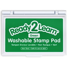 Ready2Learn™ Washable Stamp Pad, Green Ink, Pack of 6 (CE-10043-6)