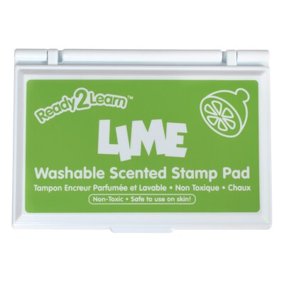 Ready2Learn™ Washable Stamp Pad, Lime Scented, Green Ink, Pack of 6 (CE-10078-6)