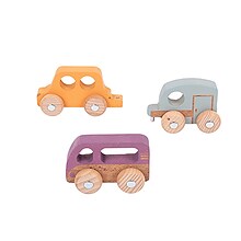 TickiT™ Rainbow Wooden Adventure Vehicles, 3/Set (CTU73514)
