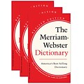 The Merriam-Webster Dictionary, Paperback, 3/Pack