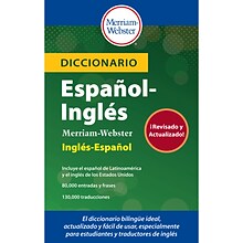 Diccionario Espanol-ingles Merriam-Webster, Paperback, 3/Pack