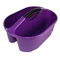 Romanoff  Classroom Caddy, Plastic, 16.25 x 12 x 8.25, Purple, 2/Bundle (ROM25606-2)