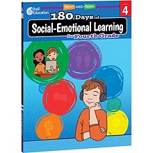 Shell Education 180 Days of Social-Emotional Learning for Fourth Grade Activity Book