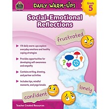 Teacher Created Resources Daily Warm-Ups: Social-Emotional Reflections Grade 5 Resource Book