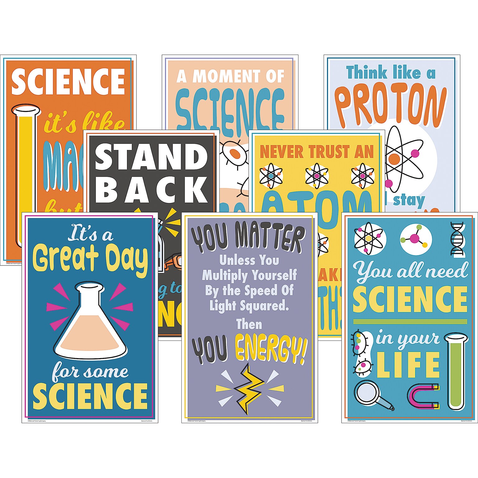 Teacher Created Resources 17 x 11 Science Fun Posters, 12/Set (TCRP175)
