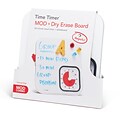 Time Timer 60-Minute Wind Up Timer with Magnetic Dry Erase Board, White/Red (TTM9BDEBW)